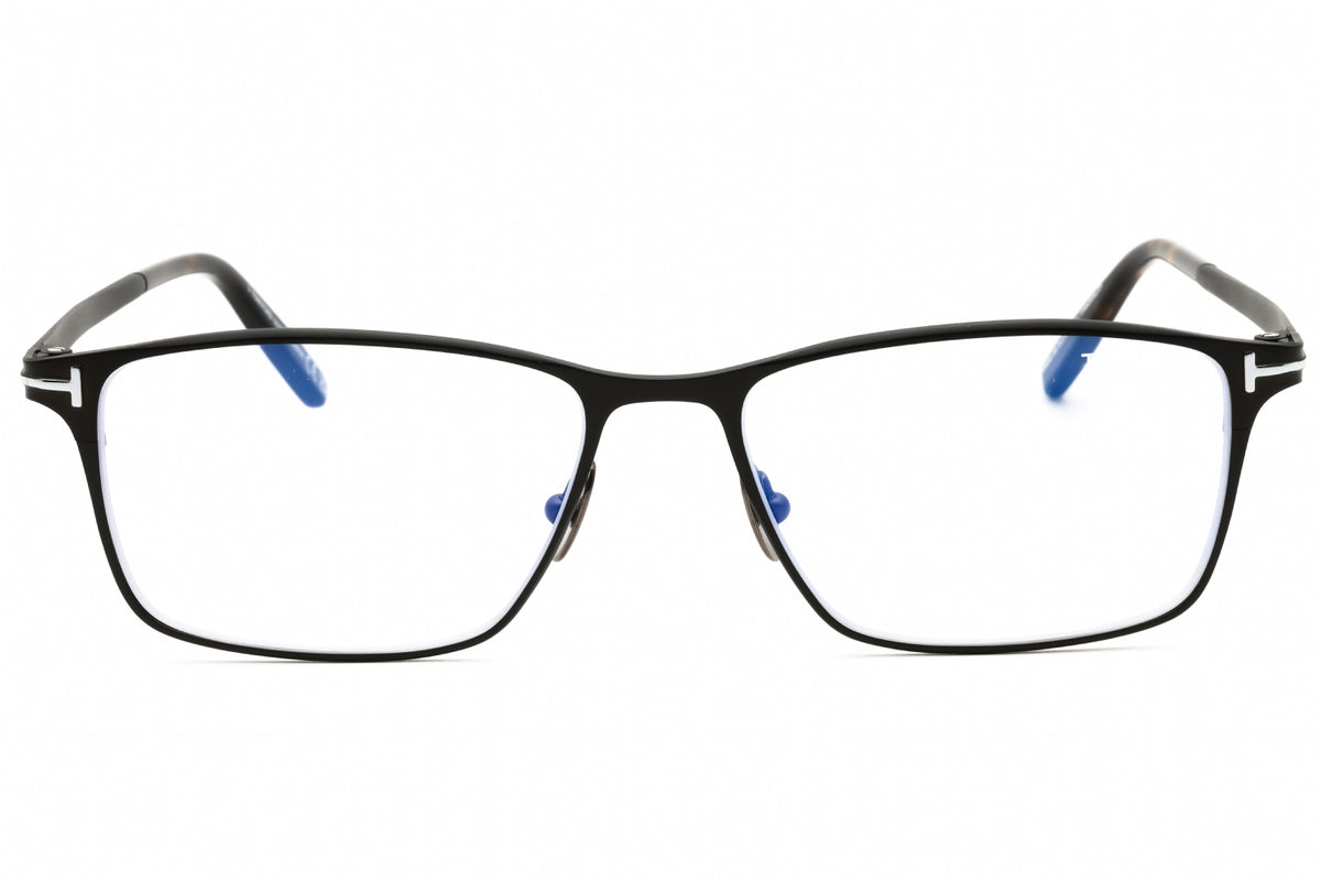 Tom Ford FT5935-B-009 matte gunmetal Rectangular Eyeglasses 54mm