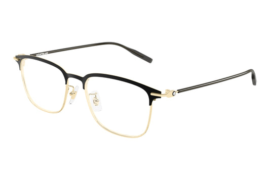 Mont Blanc MB0490oA-002 Grey Rectangle Eyeglasses 54mm