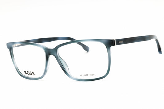 Hugo Boss BOSS 1300/U-0JBW 00 eyeglasses in blue havana frame with clear lenses