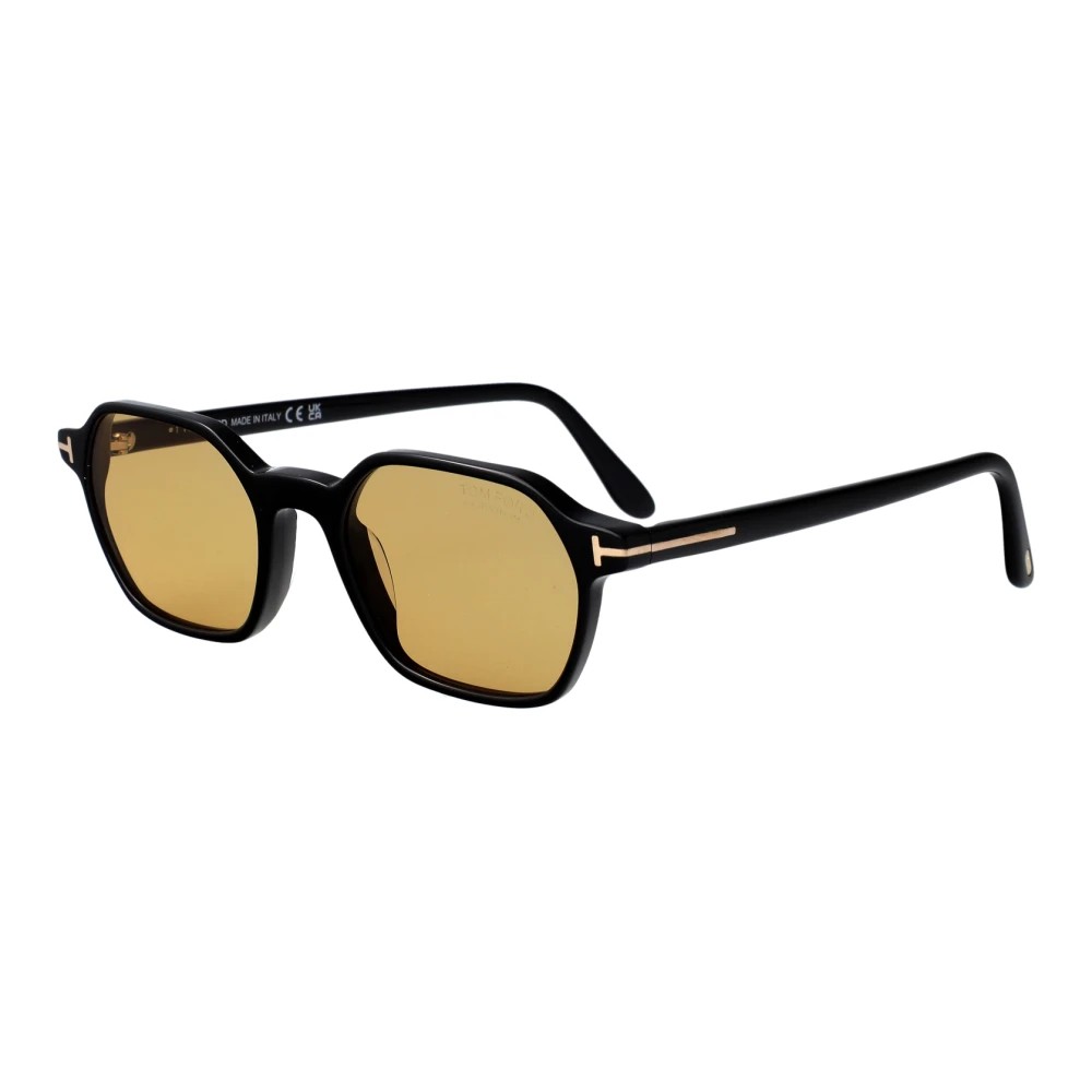 Tom Ford FT1301-5101E-51 Shiny Black Geometric  51mm Sunglasses