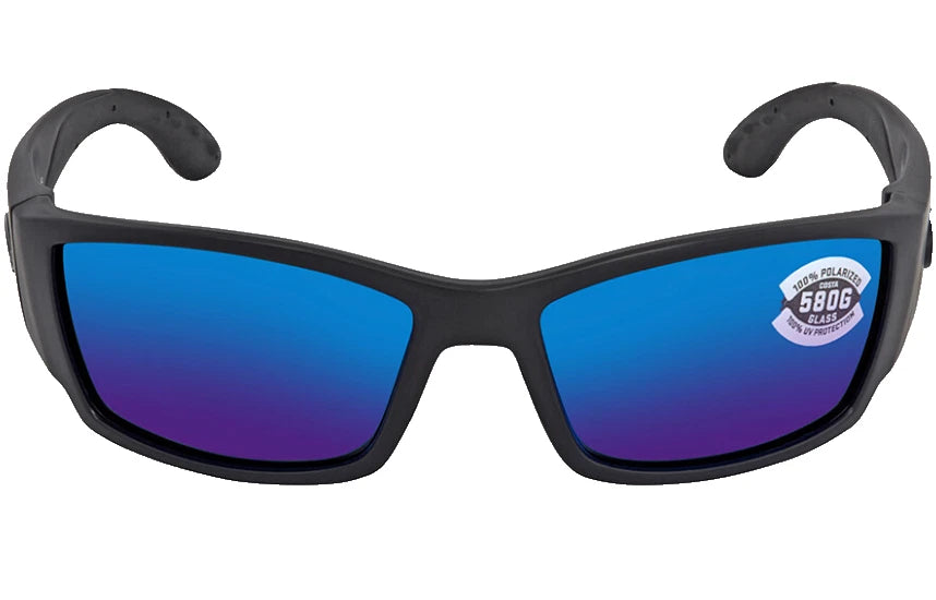 Costa del Mar 0CB01 OBMGLP Black Rectangle Sunglasses 62mm