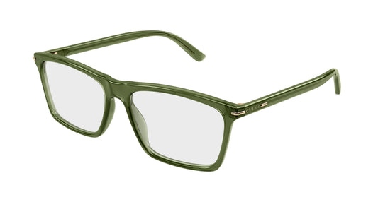 Gucci GG1445o-012 Green Rectangle Eyeglasses 59mm