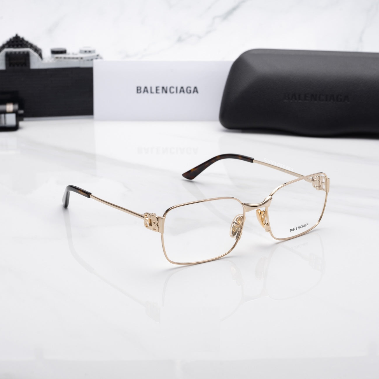 Balenciaga BB0340o-003 57mm New Eyeglasses