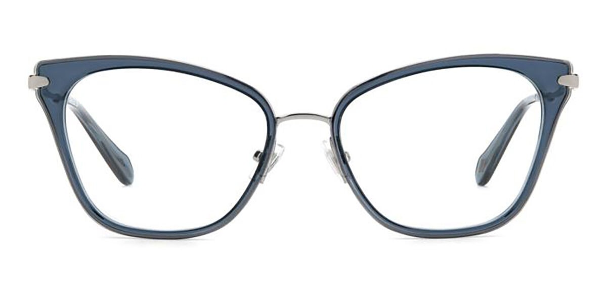 Fossil FOS-7162-PJP-53 BLUE Rectangle Eyeglasses 53mm Eyeglasses