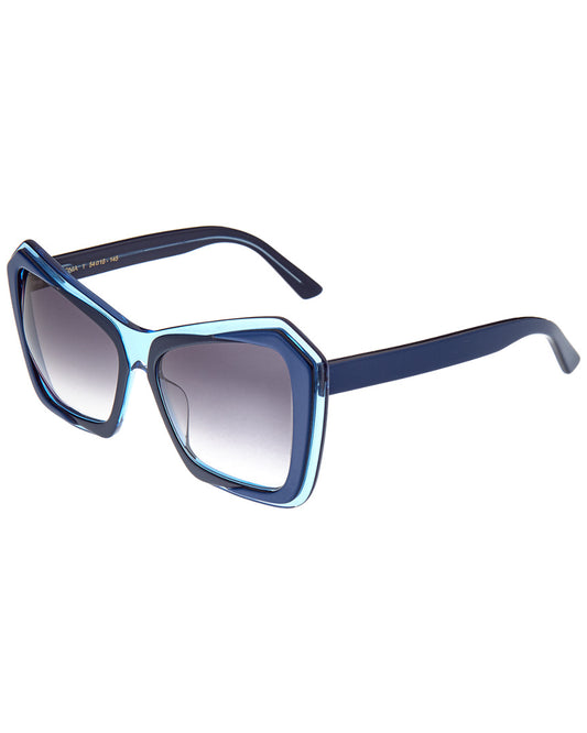 Kyme SONIA1 Blue Cat Eye Sunglasses 53mm