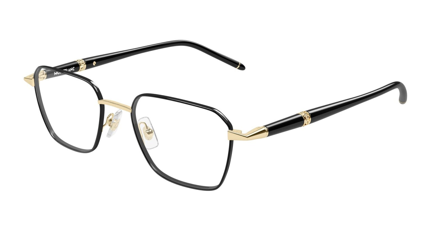 Mont Blanc MB0485o-001 51mm New Eyeglasses