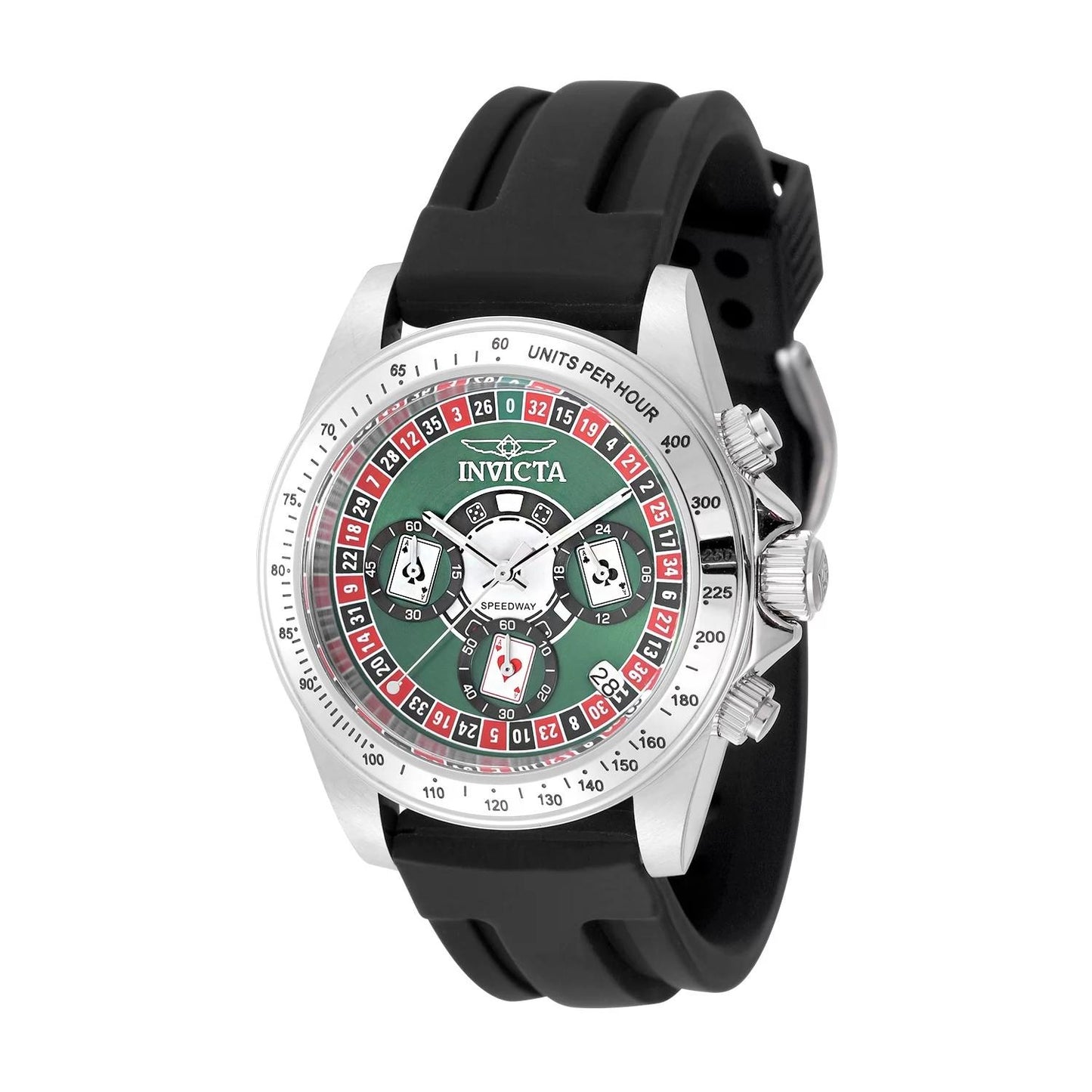 Invicta 50492 50492 Watch - Green Dial Silicone Band