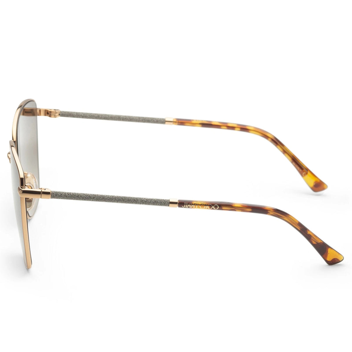 Jimmy Choo 0LAVI-S-06J-60 Gold Rectangle SUNGLASSES 0mm Sunglasses