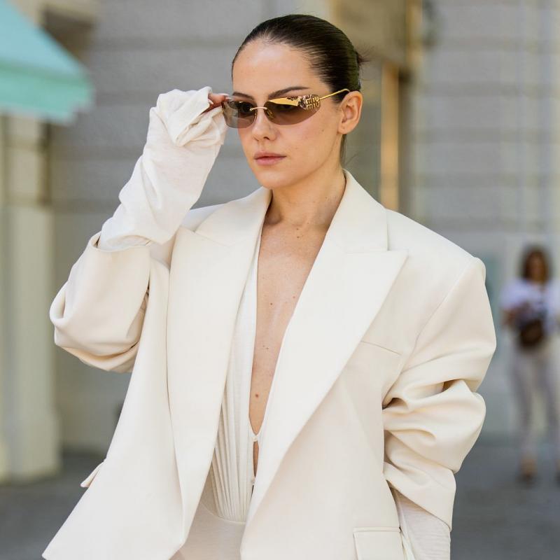 Miu Miu 0MU A51S-5AK20P 75mm New Sunglasses