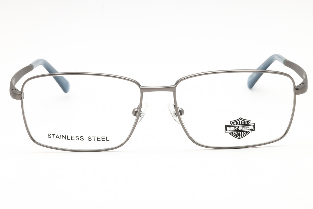 Harley Davidson HD50100-011 matte light nickeltin Rectangular Eyeglasses 59mm