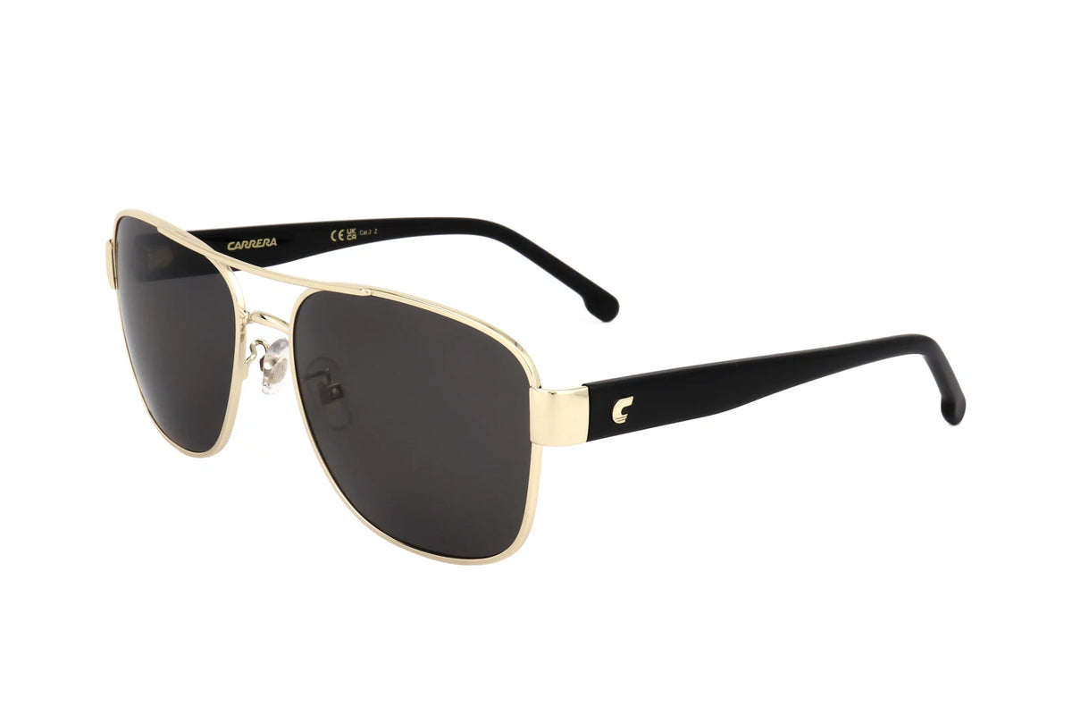 Carrera CARRERA-3042/S RHL Gold Rectangle Sunglasses 58mm Sunglasses