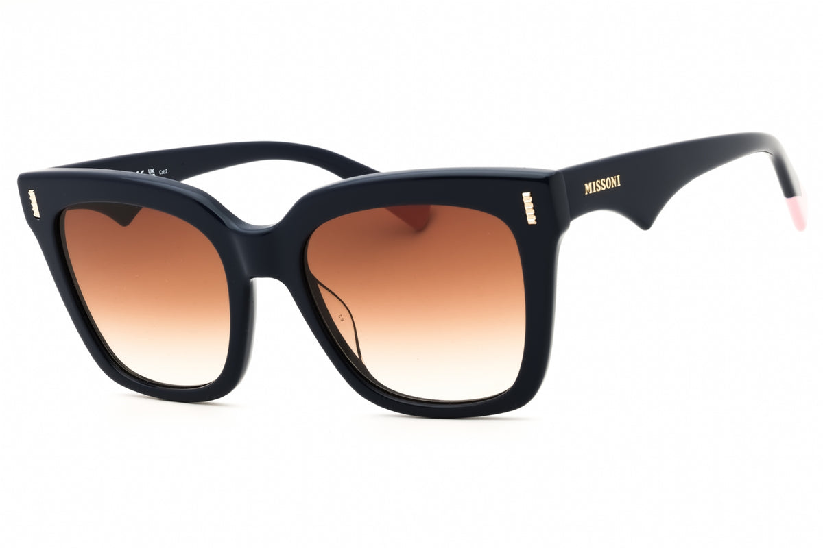Missoni MIS 0206/G/S-0PJP HA BLUE Rectangular Sunglasses 53mm Sunglasses