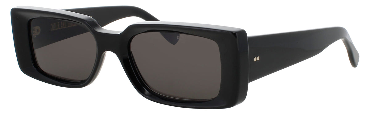 Cutler And Gross CGSN-1368-53-01 BLACK  Women's Sunglasses 53mm Sunglasses