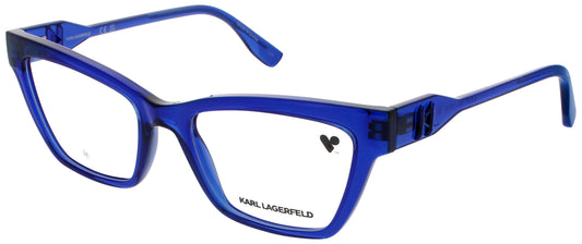 Karl Lagerfeld KL6135-400-53 Blue Cat Eye Eyeglasses 53mm