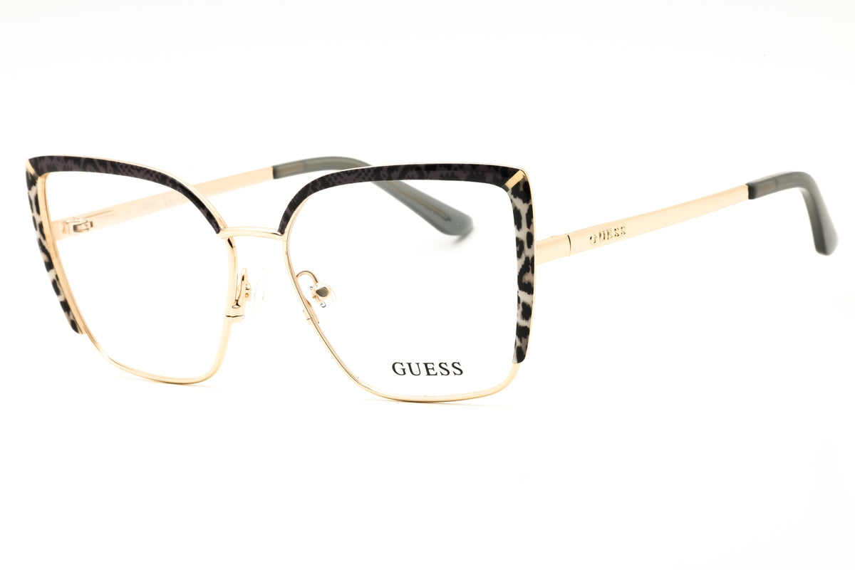 Guess GU50249-033 pink gold Cat eye Eyeglasses 55mm Eyeglasses