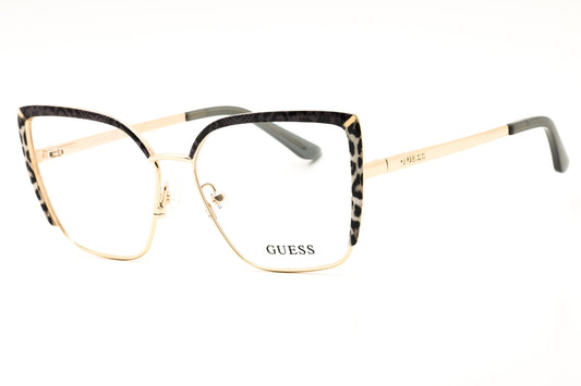 Guess GU50249-033 pink gold Cat eye Eyeglasses 55mm Eyeglasses