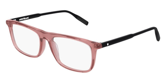 Mont Blanc MB00120-012-54 eyeglasses in brown frame with clear lenses