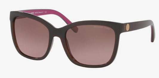 Michael Kors 0MK6031-311214-56 Pink Tortoise Rectangle SUNGLASSES 44mm Sunglasses