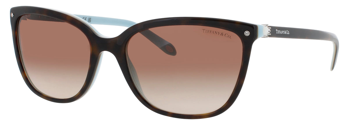 Tiffany & Co TF4105HB-81343B HAVANA / TIFFANY BLUE  Women's Sunglasses 55mm