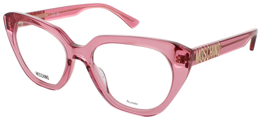 Moschino MOS-628-0MU1-51 eyeglasses in fuchsia frame with demo lenses