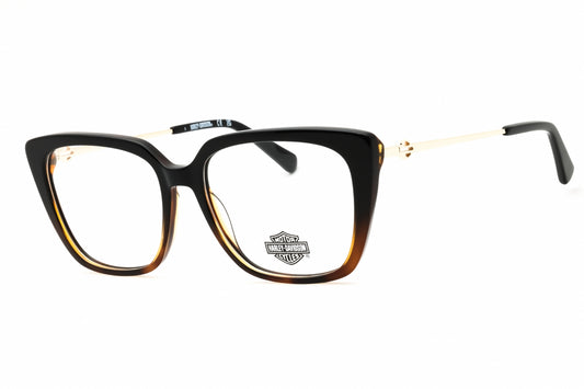 Harley Davidson HD50119-005 eyeglasses in black frame with clear lenses