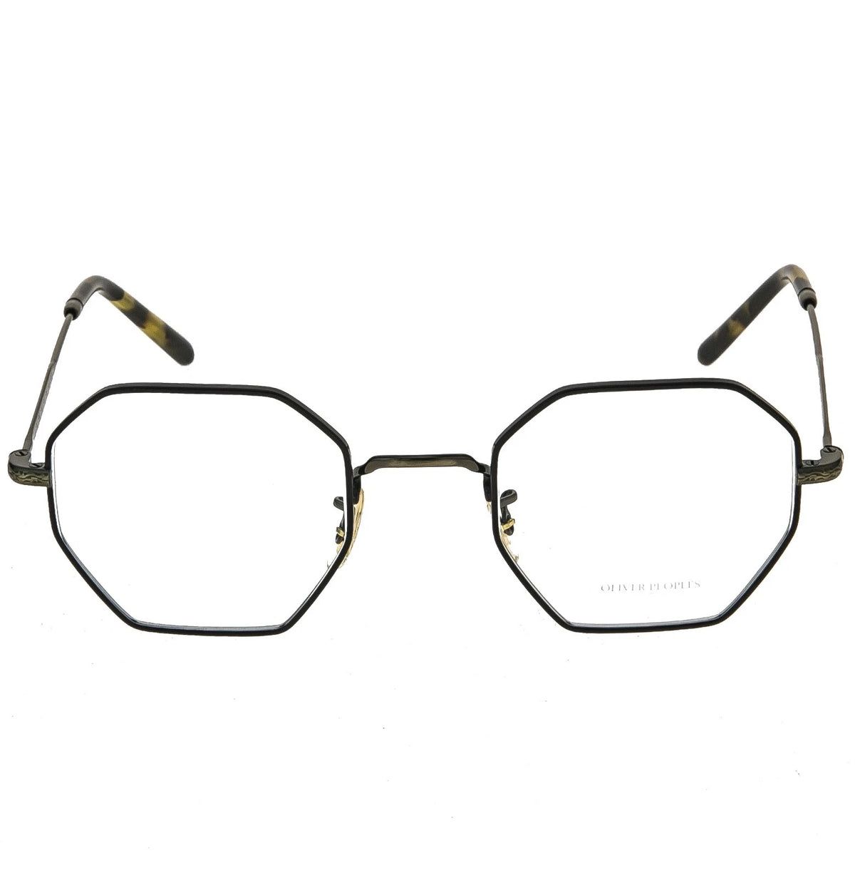 Oliver Peoples 0OV1312-5317-47 Antique Gold/Black Round EYEGLASSES 0mm Eyeglasses