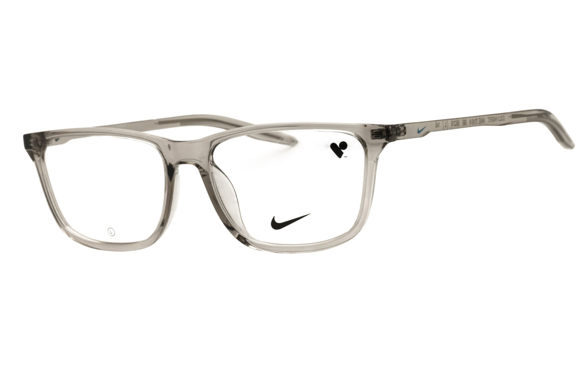 Nike NIKE 7018N-085 COLLEGE GREY Rectangular Eyeglasses 56mm Eyeglasses