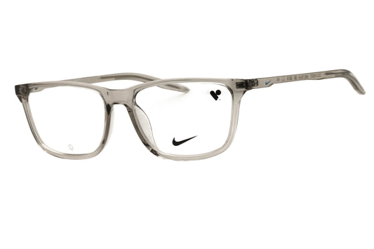 Nike NIKE 7018N-085 COLLEGE GREY Rectangular Eyeglasses 56mm Eyeglasses