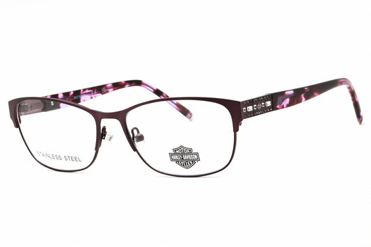 Harley Davidson HD0540-082 eyeglasses in matte violet frame with clear lenses
