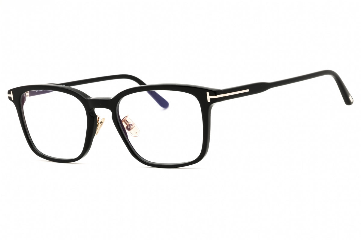 Tom Ford FT5928-D-B-001 shiny black Rectangular Eyeglasses 53mm Eyeglasses