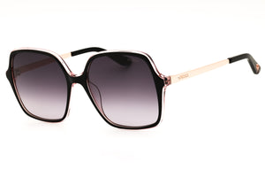 Guess GU00270-01B Shiny Black Oversized Sunglasses 57mm