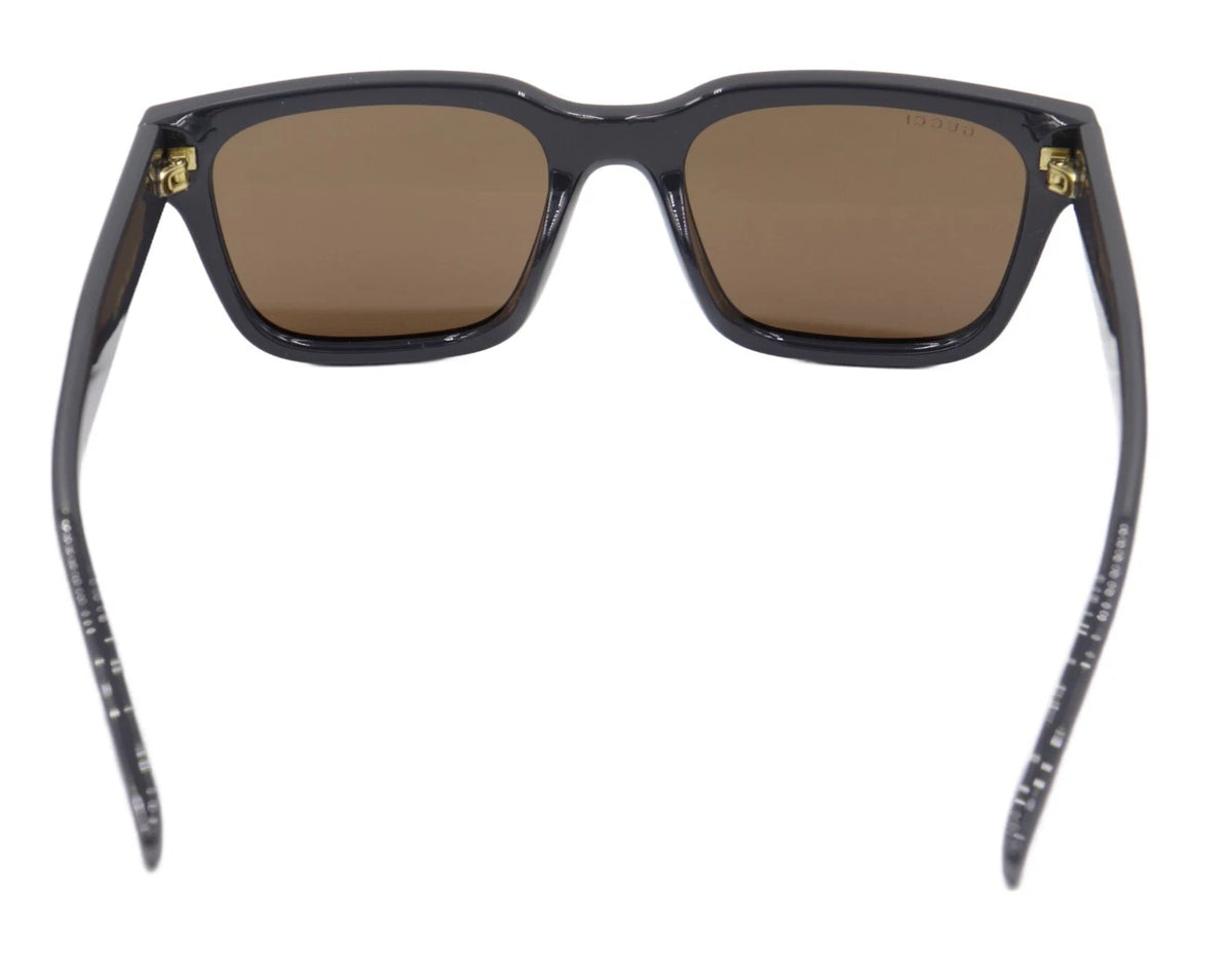 Gucci GG1857SK-004 Grey Rectangular Sunglasses 55mm Sunglasses