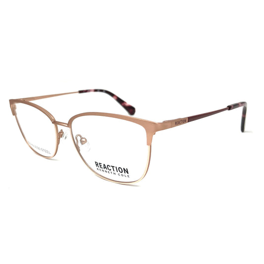 Kenneth Cole Reaction KC0957-029-54 eyeglasses in matte rose gold frame with clear lenses