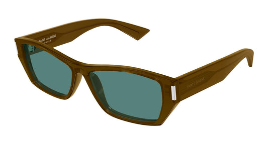 Yves Saint Laurent SL 928-003 Brown Rectangular Sunglasses 57mm Sunglasses