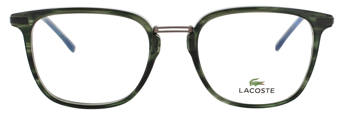 Lacoste L2853PC-N-220-52 GREEN HAVANA  Men's Eyeglasses 52mm Eyeglasses