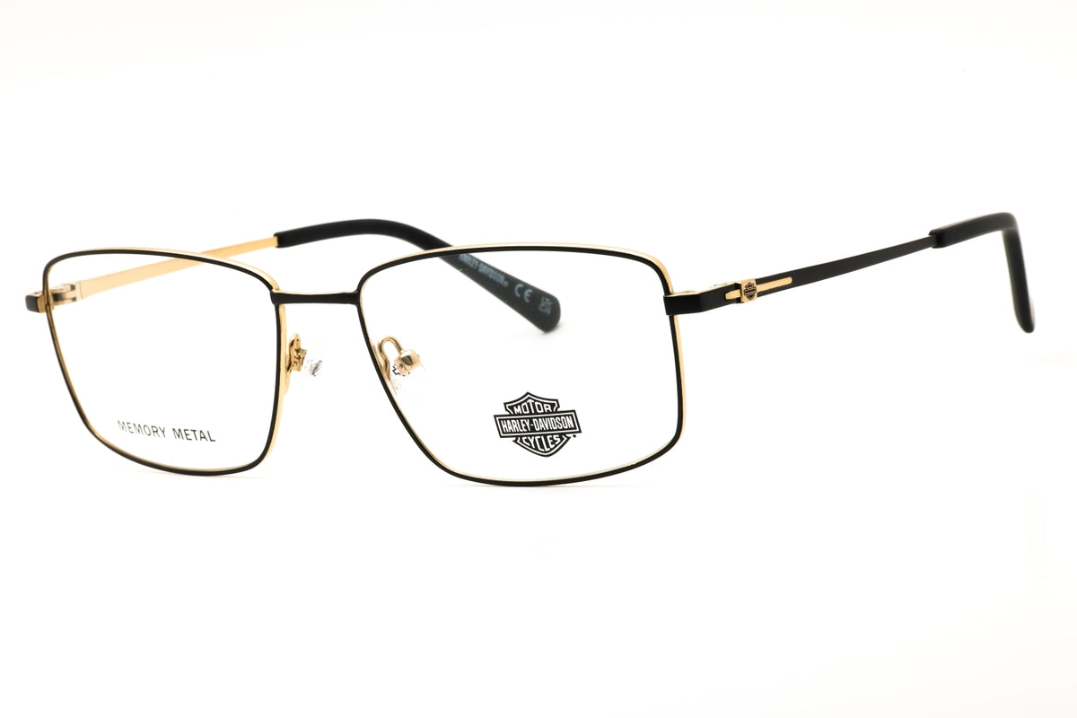 Harley Davidson HD50027-005 black Rectangular Eyeglasses 57mm