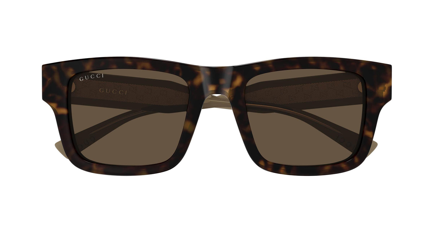 Gucci GG2072SA-003 sunglasses in brown frame with havana brown brown lenses