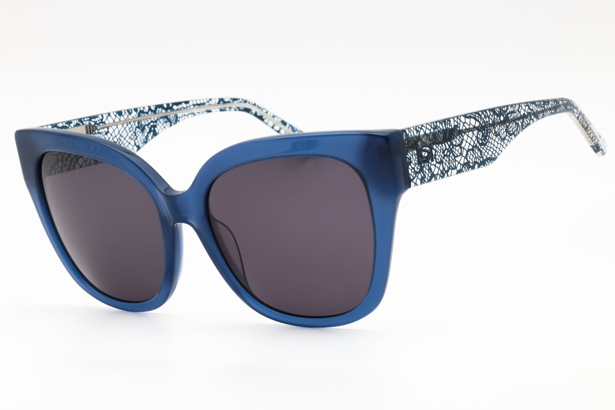 Bebe BB7248 - GENERIC CASE INCLUDED-420 NAVY CRYSTAL Rectangular Sunglasses 56mm Sunglasses