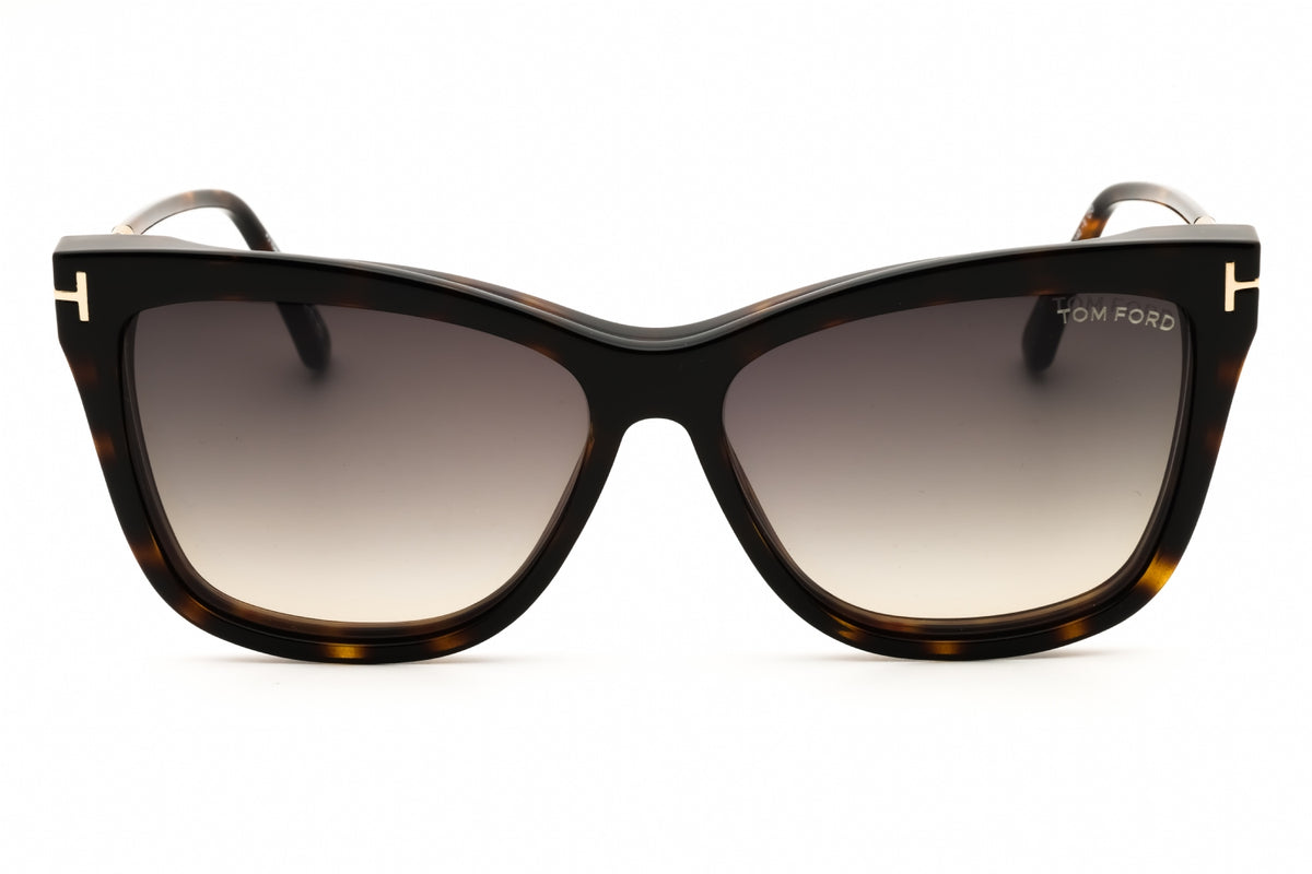 Tom Ford FT5824-B-052 dark havana Cat eye Eyeglasses 56mm Eyeglasses