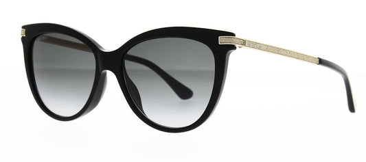 Jimmy Choo 0AXELLE-G-S-807-56 Black Square SUNGLASSES 0mm Sunglasses