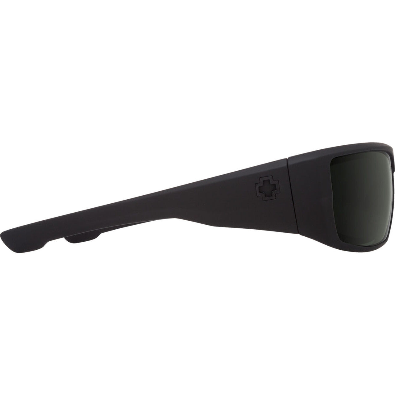 Spy DIRK- Soft Matte Black/Happy Gray Green 64mm New Sunglasses