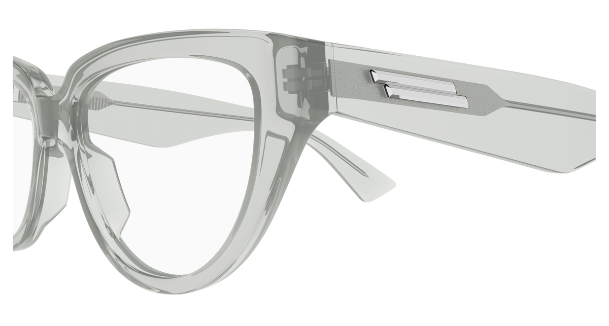 Bottega Veneta BV1503O-004-53 Grey Cat Eye  53mm Eyeglasses
