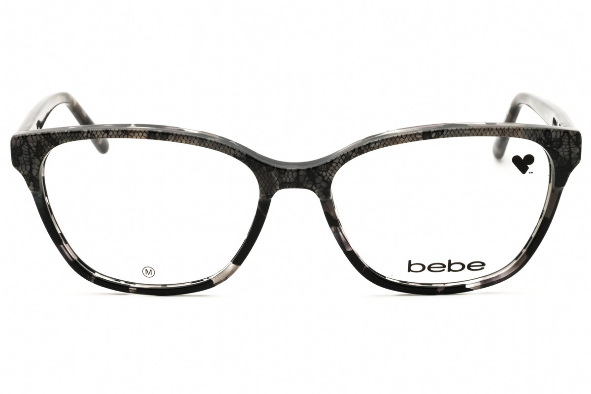 Bebe BB5220-001 JET LACE Rectangular Eyeglasses 55mm Eyeglasses