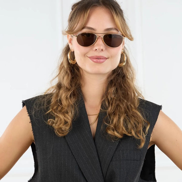 Bottega Veneta BV1419S-001 56mm New Sunglasses