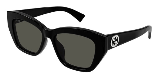 Gucci GG1844SA-001 Black Cat Eye Sunglasses 55mm Sunglasses