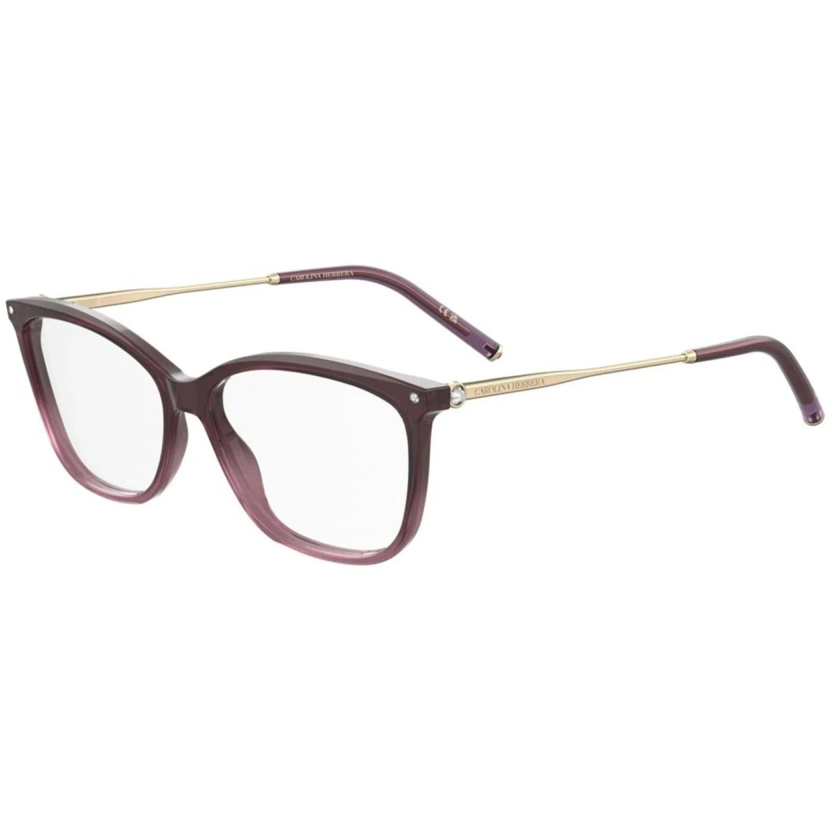 Carolina Herrera HER0154-2OW-56 Brown Rectangle Eyeglasses 56mm Eyeglasses