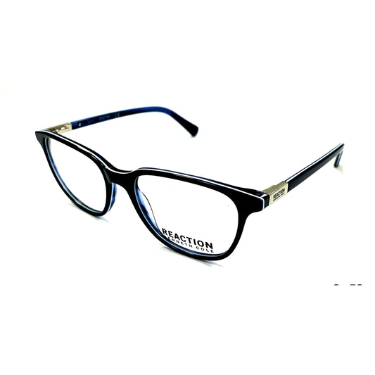 Kenneth Cole Reaction KC0876-092-53 eyeglasses in blue frame with clear lenses