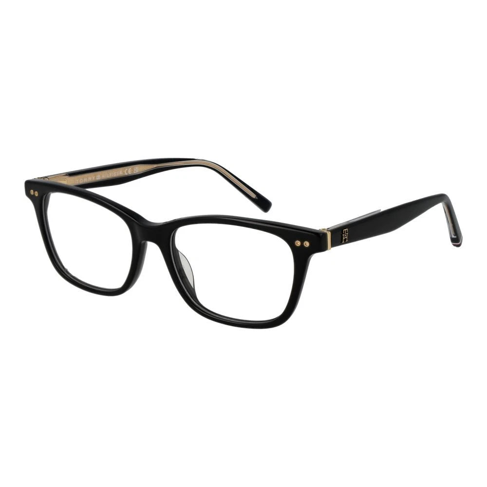 Tommy Hilfiger TH2162-807-52 Black Rectangle Eyeglasses 52mm Eyeglasses