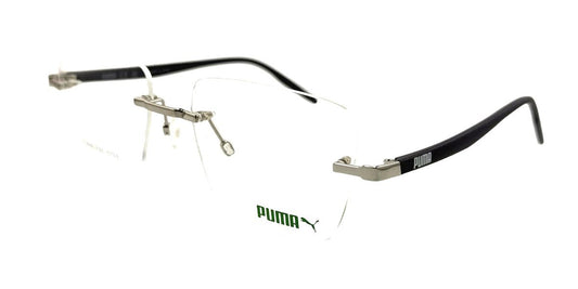 Puma PE0197OL 001 Shiny Black  Eyeglasses 56mm