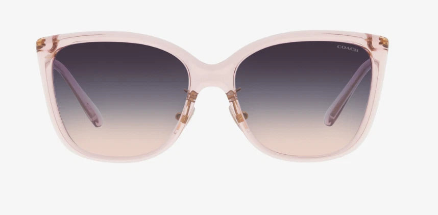 Coach 0HC8345-5552U7-57 Pink Rectangle SUNGLASSES 0mm Sunglasses